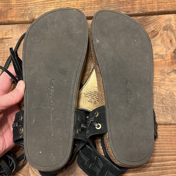 SAM EDELMAN Boho Fringe Leather sandals - Picture 4 of 10